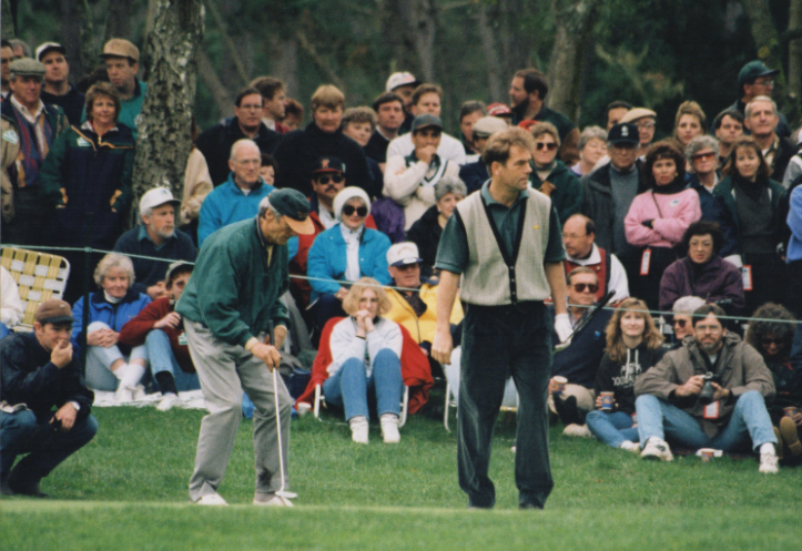 Mikey D at Pebble Beach Celebrity Golf Event: Clint Eastwood & Huey Lewis