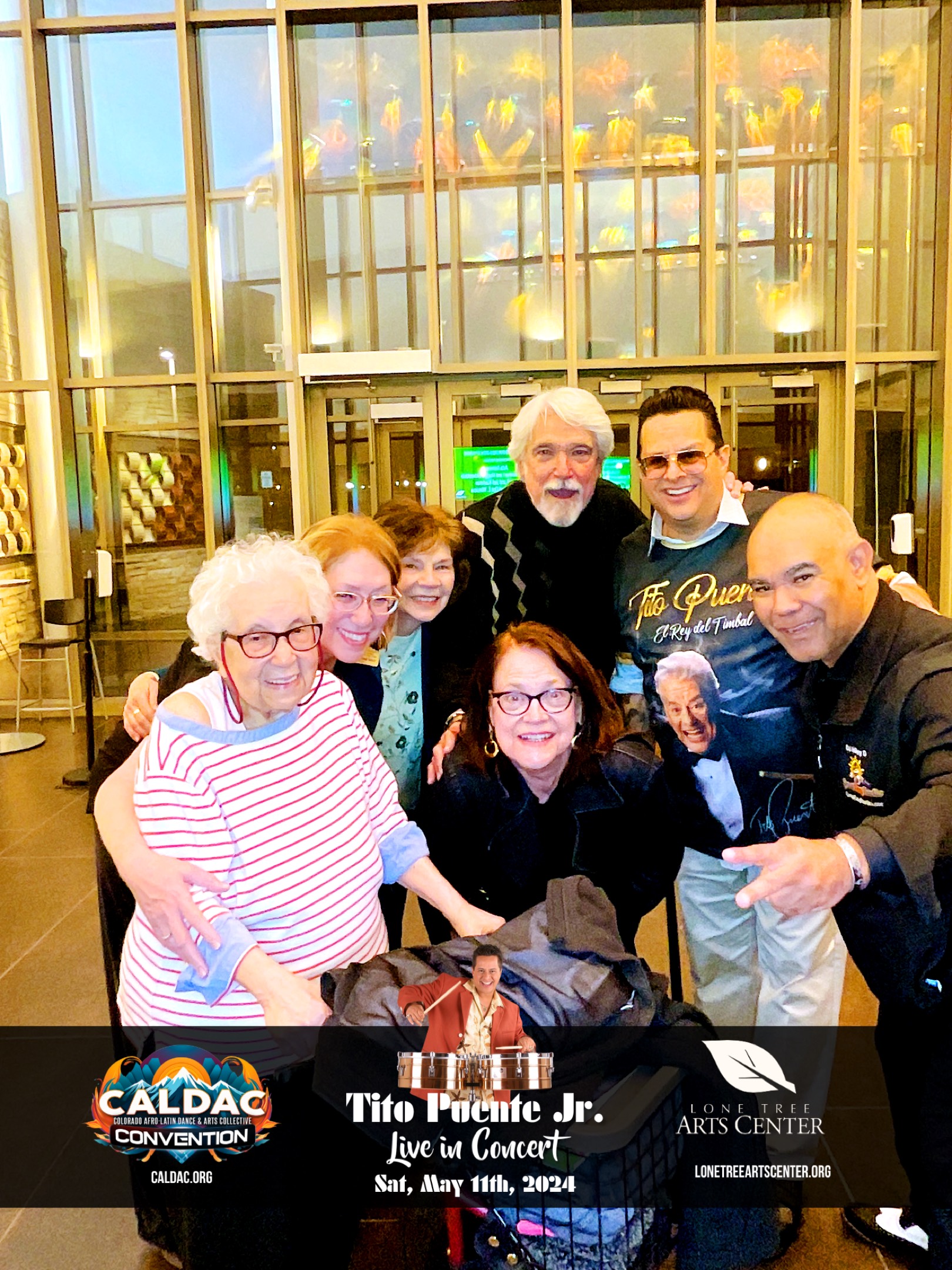 DJ Mikey D With Tito Puente Jr.